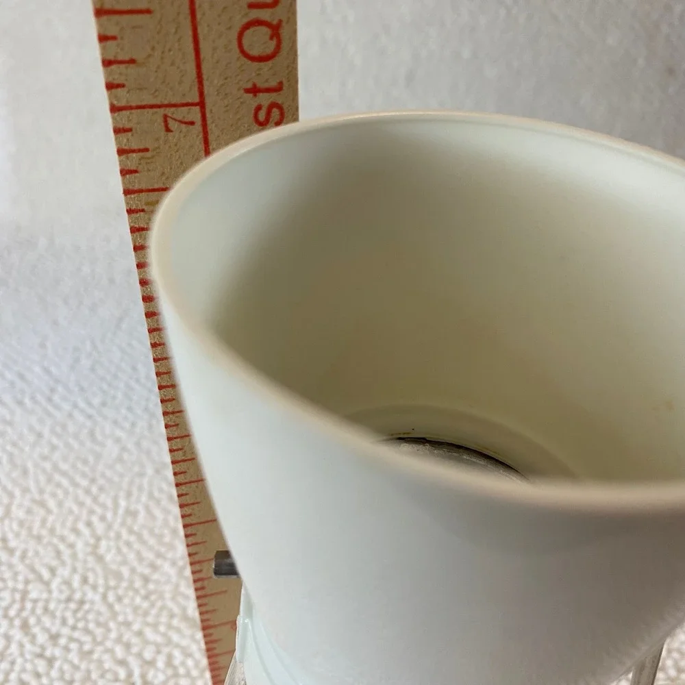 Vintage Federal Housewares Nut Meat Chopper White Manual Hand Crank Glass Jar 29